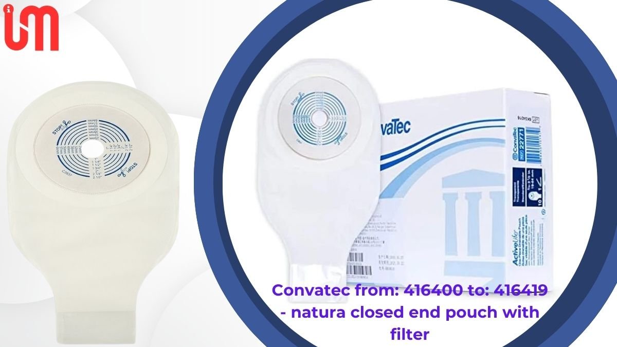 Convatec from: 416400 to: 416419 – natura closed end pouch with filter