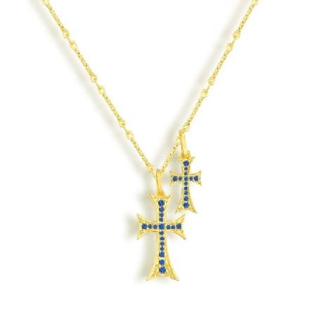 Double Cross Necklaces in Pop Culture: A Look at Their Influence